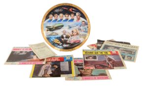THUNDERBIRDS - GERRY ANDERSON - HAMILTON COLLECTION PLATE & RECORD COLLECTION