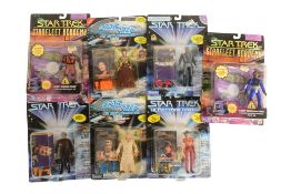 STAR TREK - COLLECTION OF STAR TREK CARDED ACTION FIGURES