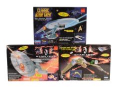 STAR TREK - X3 VINTAGE STAR TREK PLAYSETS
