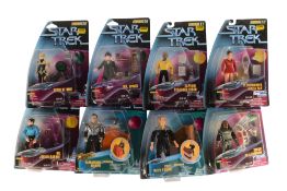 STAR TREK - COLLECTION OF PLAYMATES CARDED ACTION FIGURES