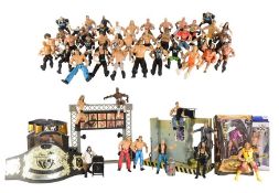 WWE - COLLECTION OF ASSORTED JAKKS PACIFIC WRESTLING FIGURES
