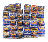 DIECAST - COLLECTION OF CARDED HOT WHEELS DIECAST MODELS