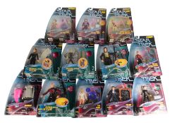 STAR TREK - COLLECTION OF PLAYMATES CARDED ACTION FIGURES