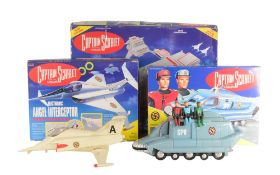 CAPTAIN SCARLET - X3 BOXED CAPTAIN SCARLET PLAYSETS