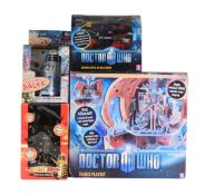 DR WHO - TARDIS PLAYSET & COLLECTION OF ELECTRONIC DALEKS