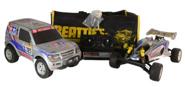 VINTAGE TAMIYA 1/10 SCALE RADIO CONTROLLED CARS