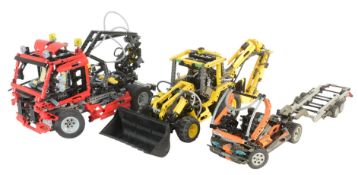 LEGO - TECHNICS - THREE ASSEMBLED SETS