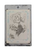 HOWARD THE DUCK - ORIGINAL GENE COLAN SKETCH CARD