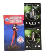 COLLECTION OF ALIEN AND BATMAN FIGURINES