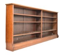 LARGE 19TH CENTURY VICTORIAN DOUBLE-SECTION LAWYER'S BOOKCASE