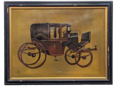 JOHN LEIGH PEMBERTON (1911-1997) - ROYAL COACH OIL ON CANVAS PAINTING