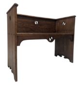 ARTS & CRAFTS LIBERTY OF LONDON MANNER OAK HALL SETTLE BENCH