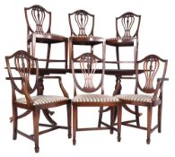 THOMAS GLENISTER - REGENCY STYLE MAHOGANY DINING TABLE AND CHAIRS