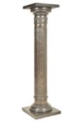 20TH CENTURY PAINTED COMPOSITE COLUMN BUST STAND