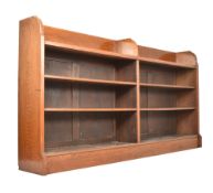 LARGE 19TH CENTURY OAK DOUBLE SECTION LAWYER'S BOOKCASE