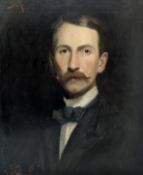 DAVID RINTOUL (fl 1892-1919) - YOUNG MAN - 19TH CENTURY OIL ON CANVAS PORTRAIT