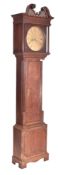 19TH CENTURY GEORGE III OAK-CASED GRANDFATHER CLOCK BY SKERRATT ASTBURY