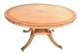 BEVAN FUNNELL - LARGE 20TH CENTURY REGENCY REVIVAL DINING TABLE