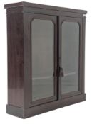 19TH CENTURY VICTORIAN MAHOGANY PIER CABINET VITRINE