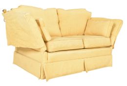 CONTEMPORARY KNOLE DROP ARM THREE-SEATER SOFA