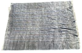 LARGE 20TH CENTURY BOKHARA BLUE GROUND RUG