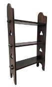 ARTS & CRAFTS MANNER OF LIBERTY OF LONDON OAK BOOKCASE