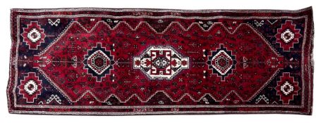 20TH CENTURY SOUTH WEST PERSIAN QASHGAI RUNNER RUG