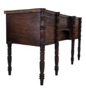 19TH CENTURY REGENCY MAHOGANY SIDEBOARD CREDENZA