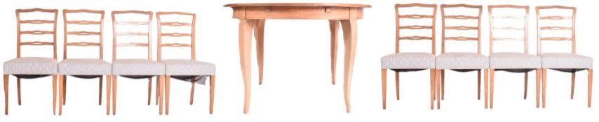 HOUSE OF GORI - 1930S ITALIAN DINING TABLE AND CHAIRS