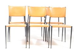 FASEM - SIX VINTAGE 1980S ITALIAN DINING CHAIRS