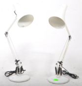 HERBERT TERRY - PAIR OF VINTAGE MODEL 90 ANGLEPOISE LAMPS