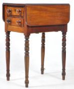 19TH CENTURY GEORGE III LADIES WORK TABLE