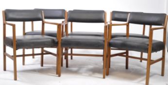 SIX MID CENTURY MOD STYLE MID CENTURY RETRO DINING CHAIRS