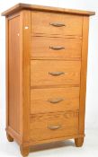 BRITISH MODERN DESIGN - MODERN OAK CHEST OF DRAWERS