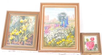 KEITH ELVIN - TWO VINTAGE 20TH CENTURY OIL ON CANVAS PAINTINGS