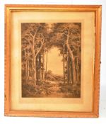 AFTER B W LEADER - CAMILLE FONCE - 19TH CENTURY ETCHING