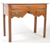 19TH CENTURY VICTORIAN CENTURY OAK SMALL DESK / WRITING TABLE
