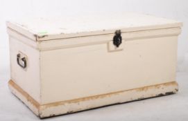 VICTORIAN 19TH CENUTRY PAINTED BLANKET BOX / TRUNK