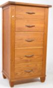 BRITISH MODERN DESIGN - MODERN OAK CHEST OF DRAWERS