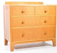 BRITISH MODERN DESIGN - 20TH CENTURY OAK CHEST OF DRAWERS
