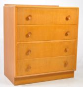 MEREDEW FURNITURE - VINTAGE 20TH CENTURY OAK CHEST OF DRAWERS