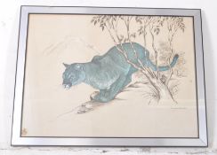 RAMA SAMARAWEERA - VINTAGE 20TH CENTURY LEOPARD PRINT