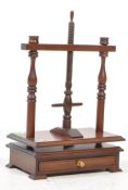 VINTAGE 20TH CENTURY MAHOGANY TABLE TOP BOOK PRESS