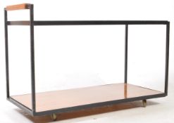 BRITISH MODERN DESIGN - INDUSTRIAL MID CENTURY SERVING TROLLEY