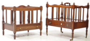 TWO VINTAGE 20TH CENTURY CANTERBURY