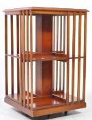 VINTAGE 20TH CENTURY EDWARDIAN STYLE REVOLVING BOOKCASE