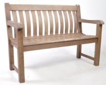 ALEXANDER ROSE - CONTEMPORARY TEAK GARDEN BENCH