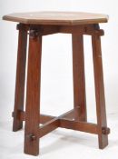 EARLY 20TH CENTURY ARTS & CRAFTS OAK PEG JOINT SIDE TABLE