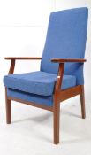 BRITISH MODERN DESIGN - MID CENTURY TEAK EASY ARMCHAIR