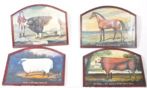 COLLECTION OF AGRICULTURAL FARM ANIMAL PANELS
